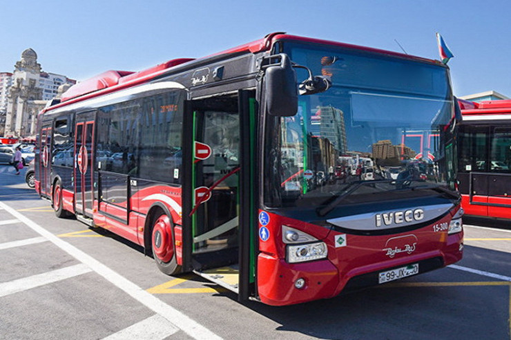 BNA: Bakıda 132 avtobus gecikir