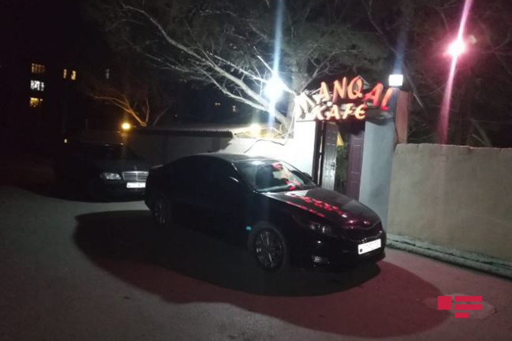 Sumqayıtda kafe yandı -FOTO 