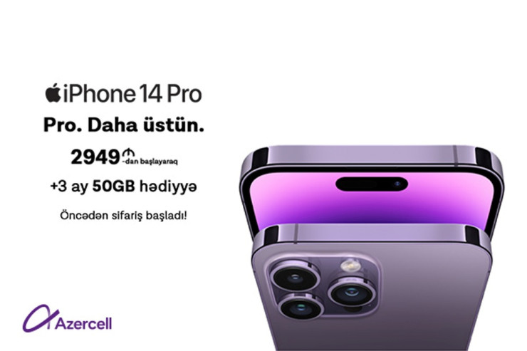 ® Azercell 4G sürətini yeni nəsil iPhone smartfonlarında sınamağa dəvət edir