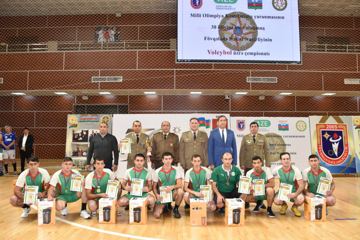 Şəhid hərbçinin xatirəsinə həsr olunmuş voleybol çempionatı keçirilib - FOTO 