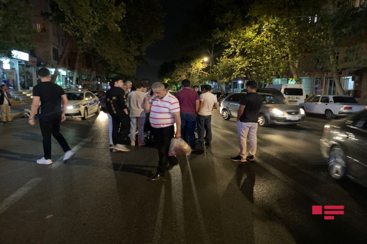 Yolu keçmək istəyən qadını vurdu, ərazidən uzaqlaşdı - FOTO  - VİDEO 