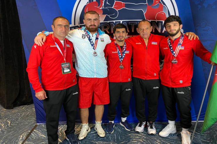 Boksçularımızın ABŞ-da qazandığı  MEDALLAR:   1 qızıl, 2 gümüş və 1 bürünc