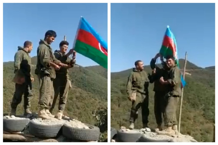 Daha bir strateji yüksəklikdə Azərbaycan bayrağı -VİDEO 