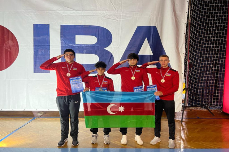 Boksçularımız beynəlxalq turnirdə  4 medal qazandı