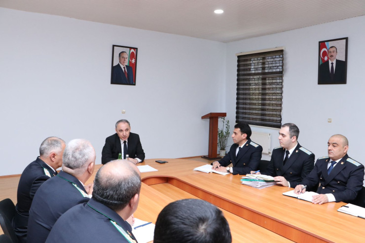 Baş prokuror Ağcabədi rayonunda vətəndaşları qəbul edib - FOTO 