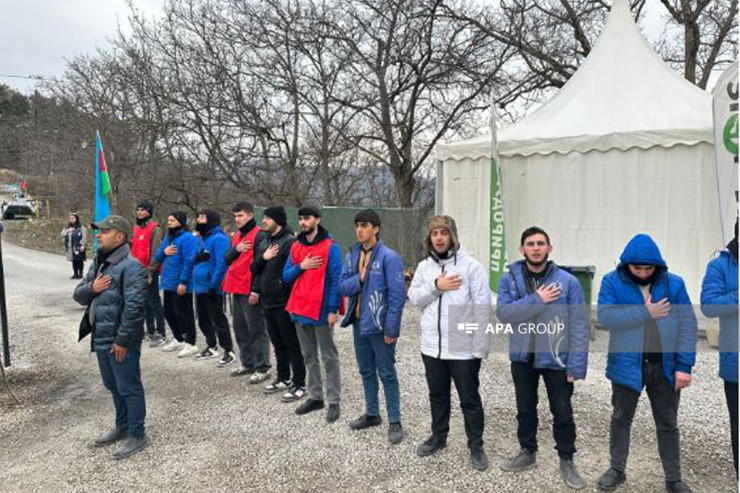 Laçın-Xankəndi yolu: Aksiyanın 119-cu günü  -FOTO 