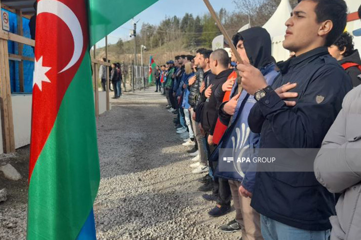 Laçın-Xankəndi yolu: Aksiyanın 134-cü günü  -FOTO 