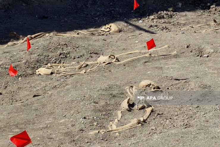 Şuşada kütləvi məzarlıq tapıldı - FOTO 