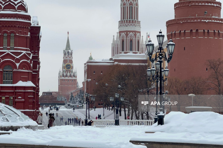 Qarla örtülmüş Moskva - FOTOREPORTAJ  -VİDEO 