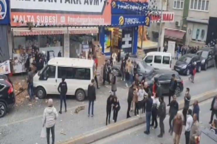 İstanbulda  güclü partlayış 