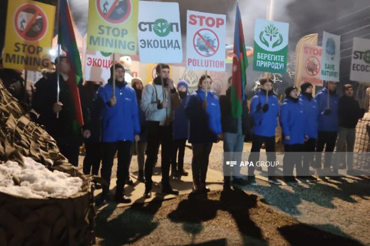 Laçın yolu: aksiyaların 40-cı gecəsi -FOTO 