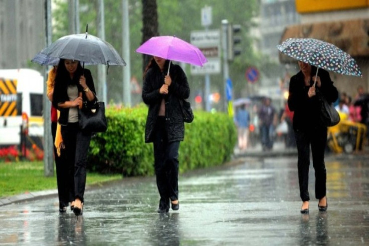 Sabah Bakıya  yağış yağacaq   - HAVA PROQNOZU