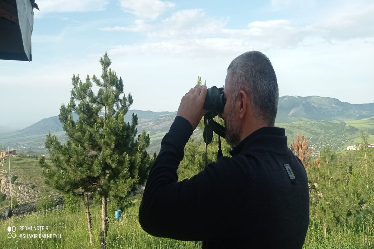 Qurban Qurbanov Mxitaryana tikilən villadan Xankəndini SEYR ETDİ - FOTO 