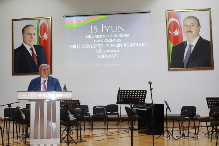 Şəkidə Milli Qurtuluş Günü tədbiri: “Milli dövlətçiliyimizin xilaskarı”