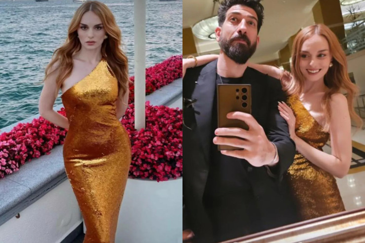 Aktrisanın toy tərzi:  "Tür qızılı" olaraq qatıldım