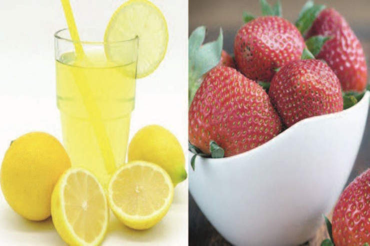 Limonda şəkər çiyələkdən çoxmuş 