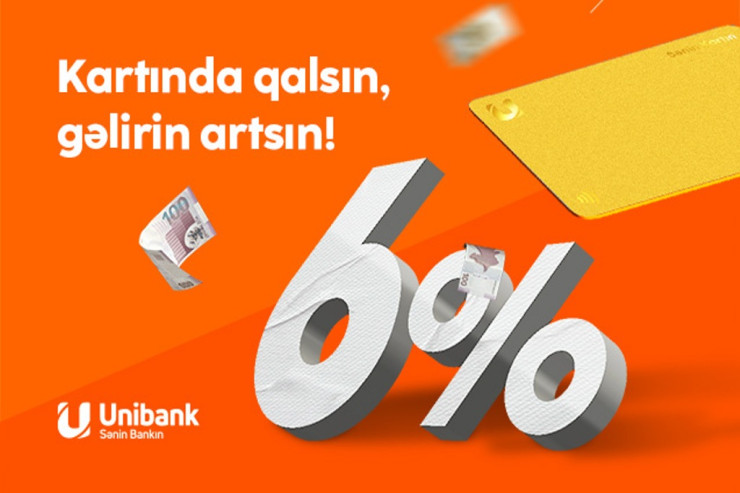 "Unibank" müştərisi kartında pul saxladığı üçün 2800 manat qazanıb