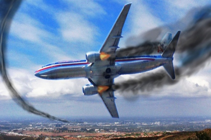 Tanınmış aktyorun  təyyarəsini ildırım vurdu  