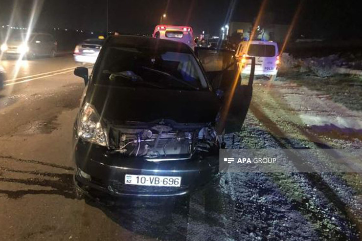 “BMW” və “Toyota” toqquşdu – 1 NƏFƏR... -FOTO 