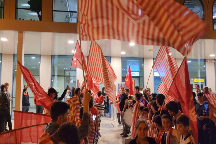 Çempionluq əldə edən "Araz Naxçıvan" belə qarşılandı-FOTO 