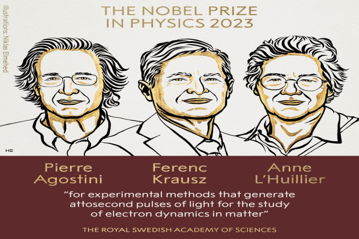 Fizika üzrə Nobel mükafatının qalibləri açıqlandı 