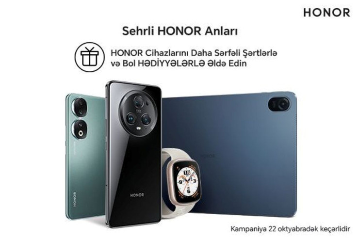 HONOR-dan aksiya: “Sehirli HONOR Anları”