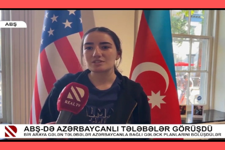 Azərbaycanlı tələbələr Amerika-Azərbaycan Ticarət Palatasında - VİDEO 