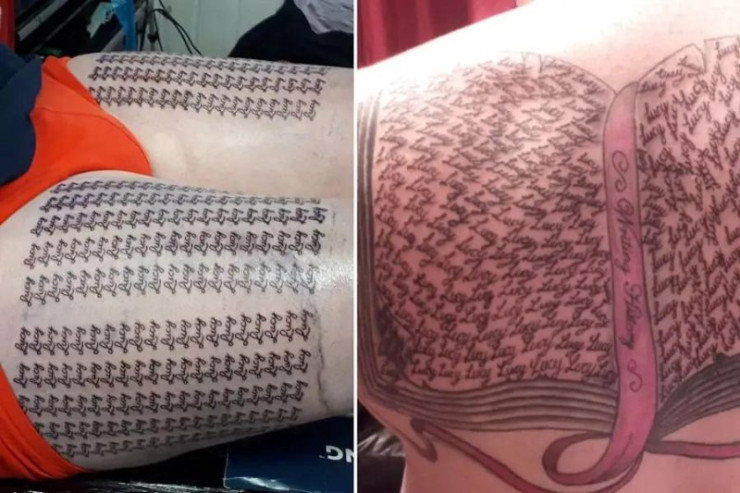 Qızının adını 667 dəfə  bədəninə döymə ETDİRDİ