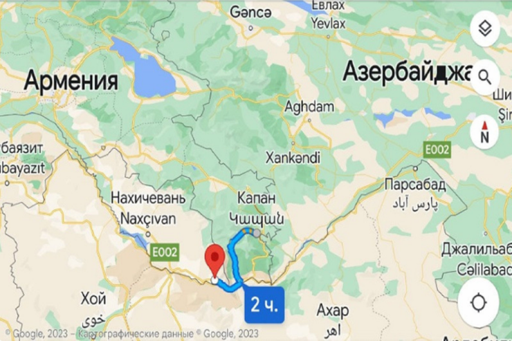 “Zəngəzur dəhlizi” “Google” üçün açıqdır –  ermənilər isterikadadır   -  FOTO 
