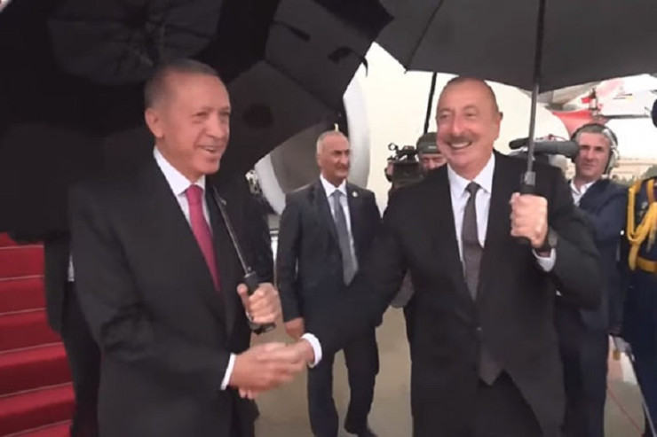 Ərdoğanın Naxçıvana səfəri başladı - VİDEO 