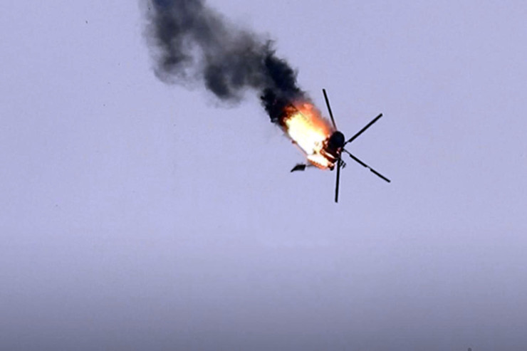 Helikopter  qəzaya uğradı, azı üç nəfər öldü