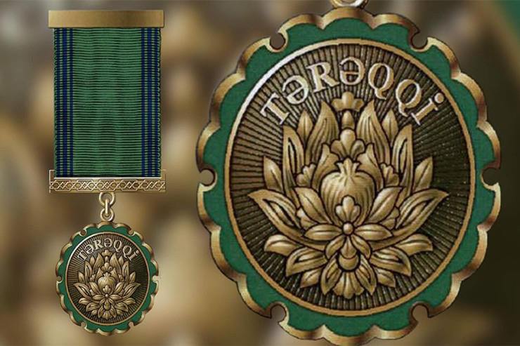 Bu şəxslərə "Tərəqqi" medalı verildi