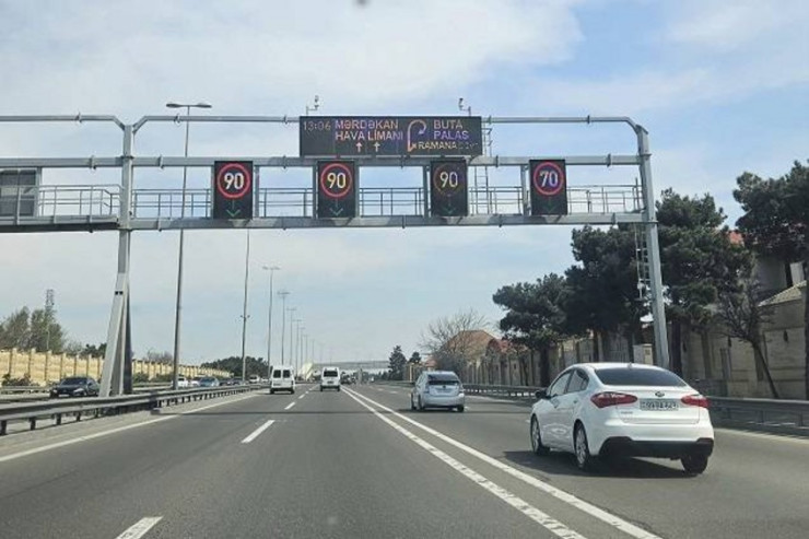 Zığ dairəsi-Hava Limanı yolunda sürət həddi  endirildi