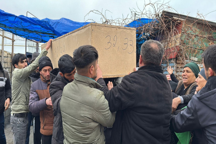 Hacı Zeynalabdin qəsəbəsinin təyyarə qəzasında həlak olan sakinləri dəfn olundu