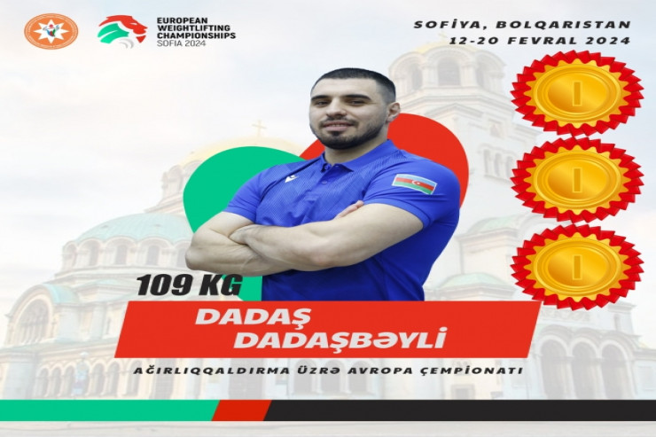 Azərbaycan ağırlıqqaldıranı 3 qızıl medal qazandı