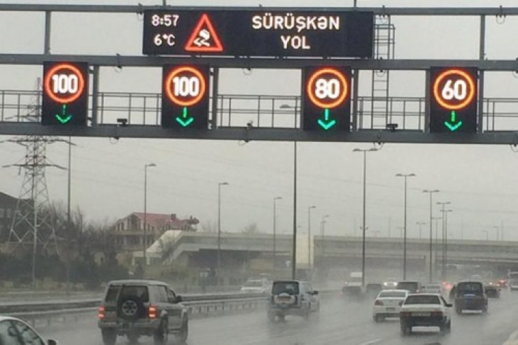 Bakının bu yolunda sürət daha 20 km/saat endirildi -YENİLƏNİB 