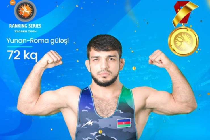 Azərbaycanın güləşçisi qızıl medal qazandı