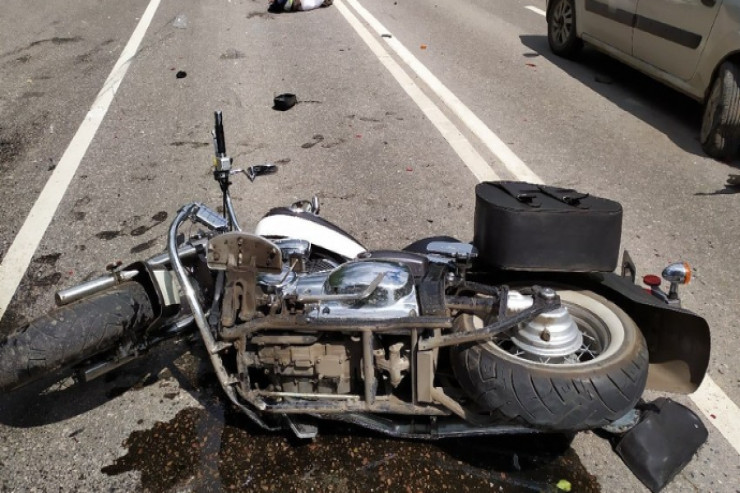 Balakəndə qəzada yaralanan motosikletçi öldü 