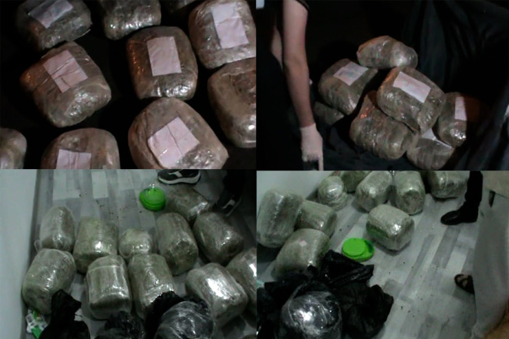 İrandan Azərbaycana 42 kilo narkotik gətirən qohumlar tutuldu - VİDEO 