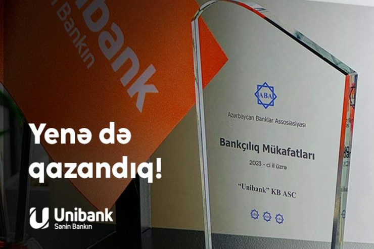 "Unibank" müxtəlif nominasiyalar üzrə mükafat alıb
