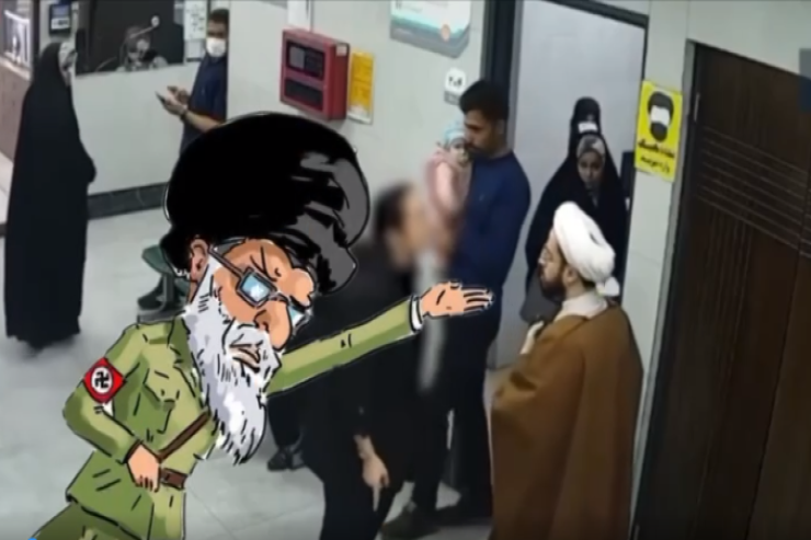 İranda hicabsız qadının  şəklini çəkən mollanı linç etdilər - VİDEO 