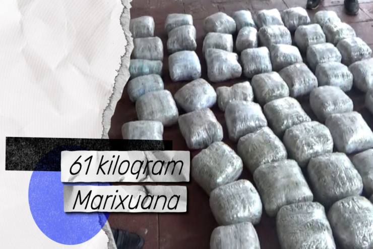 İrandan Astaraya 60 kilodan çox narkotik gətirən  qohumlar saxlanıldı