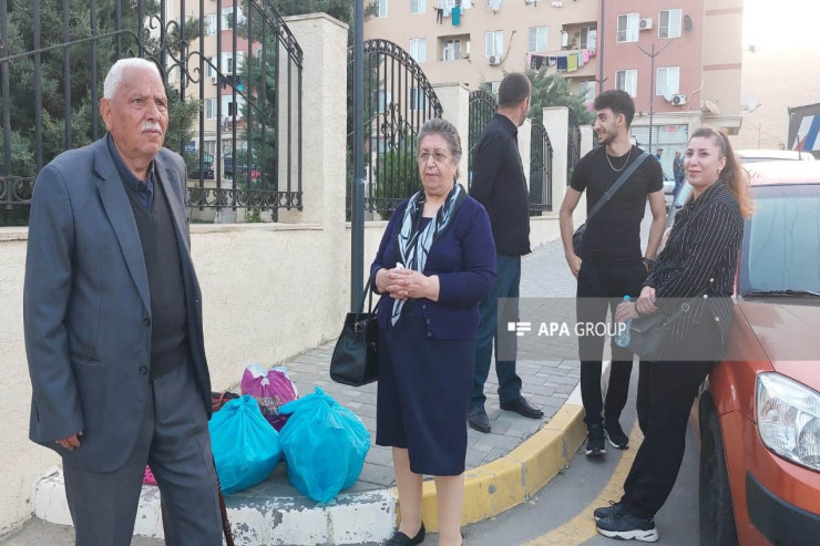 Laçına növbəti köç  karvanı yola salındı-FOTO