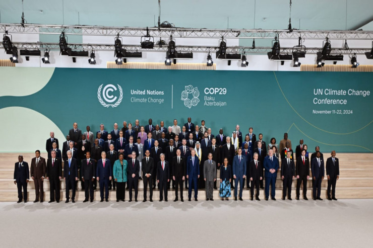 COP29-un Liderlər Sammitində ailə fotosu  çəkdirilib