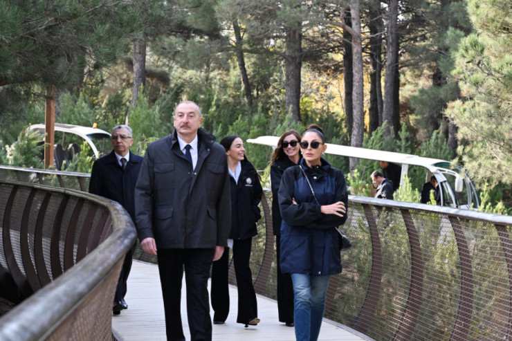 İlham Əliyev Mərkəzi Nəbatat Bağının  açılışını etdi