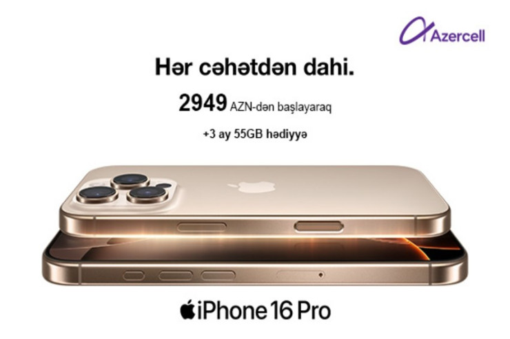 "Azercell" “iPhone 16”nı təqdim edir