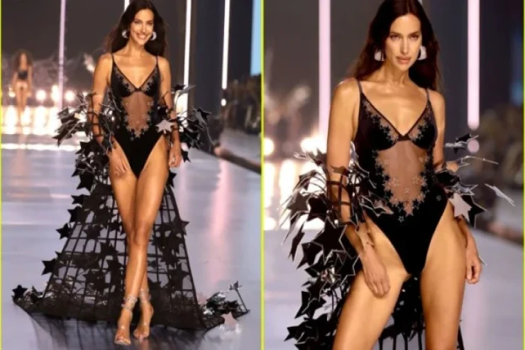 İrina Şeyk “Victoria's Secret”  podiumuna qayıtdı