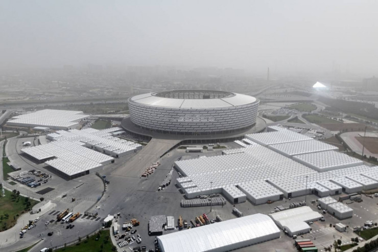 COP29-la bağlı stadionda 56 yeni kafe-restoran  qurulub