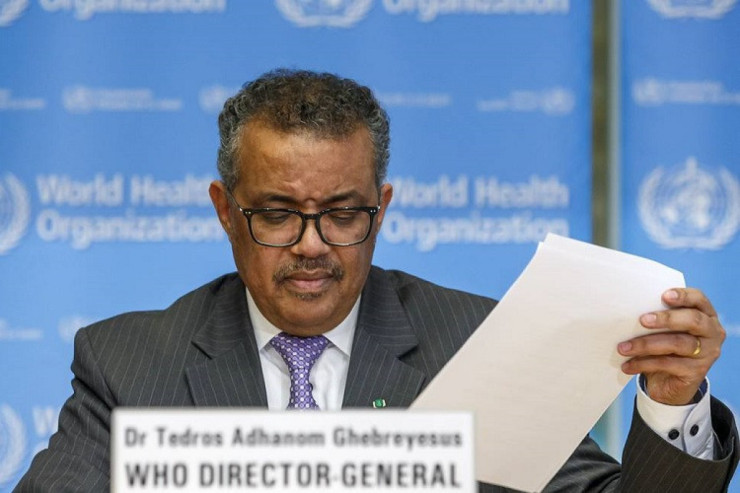 Tedros Qebreyesus, Ümumdünya Səhiyyə Təşkilatının baş direktoru