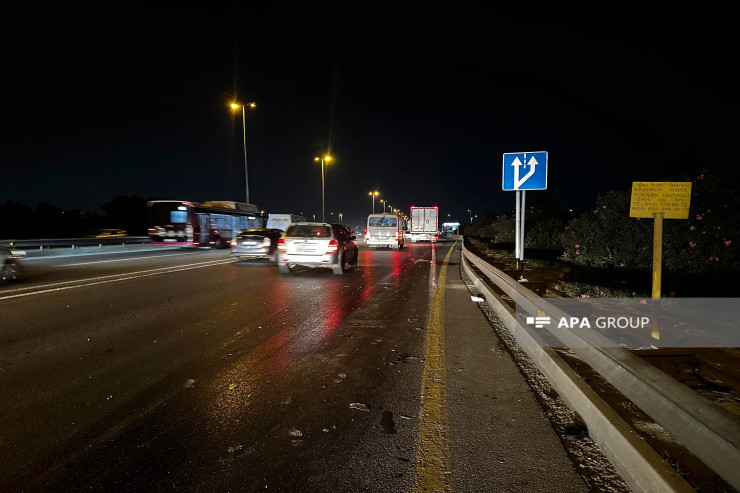 Bakıda avtomobil piyadanı vurub ÖLDÜRDÜ  - FOTO 